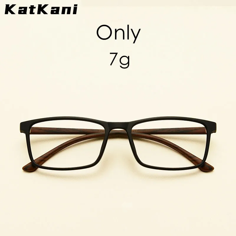 KatKani Unisex Full Rim Small Square Tr 90 Eyeglasses 6642