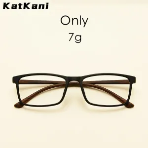 KatKani Unisex Full Rim Small Square Tr 90 Eyeglasses 6642