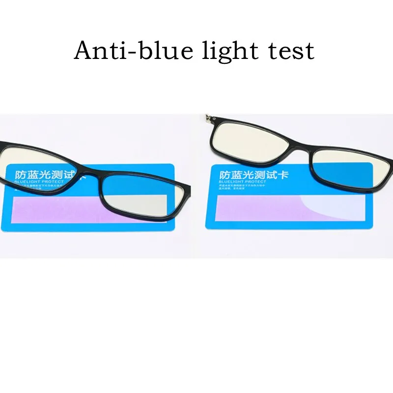 KatKani Unisex Full Rim Square TR 90 Blue Tortoiseshell Anti Blue Light Reading Glasses D044