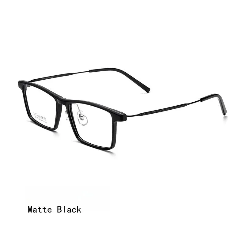 KatKani Unisex Full Rim Square Tr 90 Titanium Eyeglasses 16103x