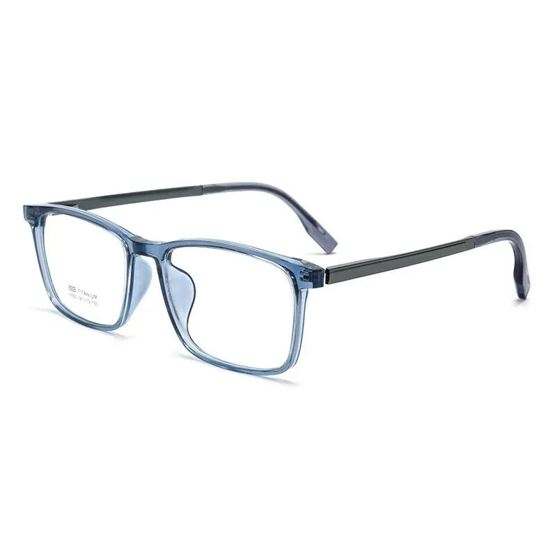 KatKani Unisex Full Rim Square Tr 90 Titanium Eyeglasses L6060m