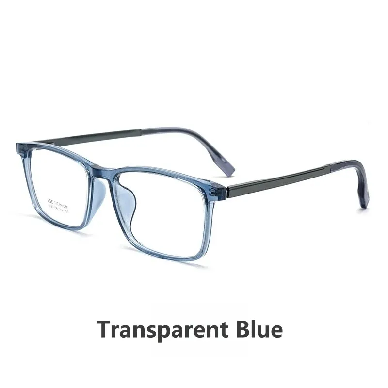 KatKani Unisex Full Rim Square Tr 90 Titanium Eyeglasses L6060m