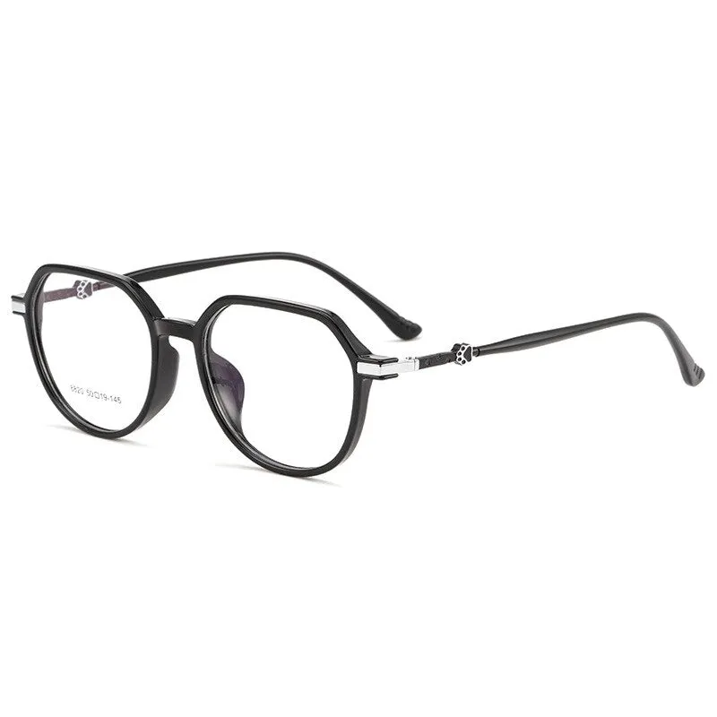 KatKani Unisex Full Rim TR 90 Resin Plated Alloy Frame Eyeglasses 068820