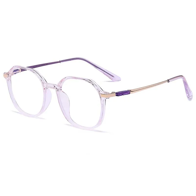 KatKani Women's Full Rim Polygonal TR 90 Resin Frame Eyeglasses Tr2053