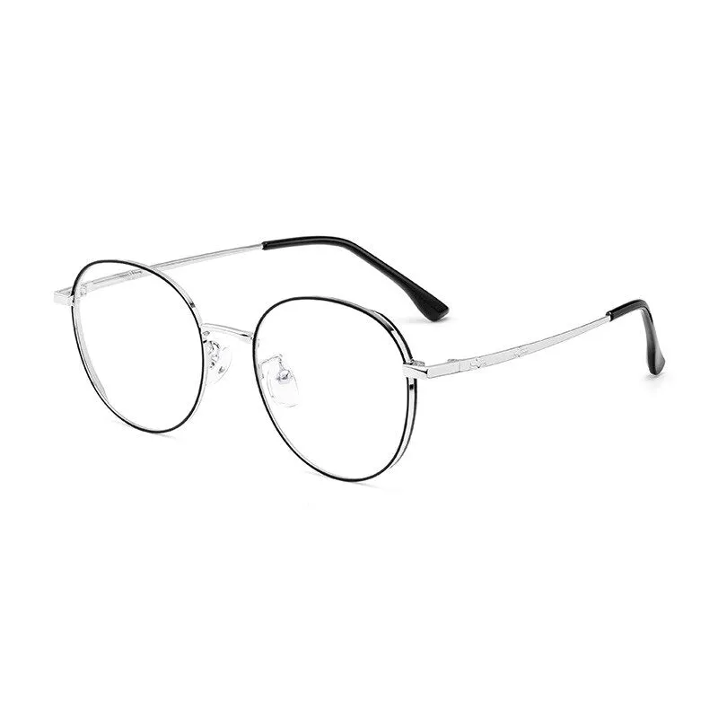 KatKani Women's Full Rim Round Alloy Frame Eyeglasses10443t