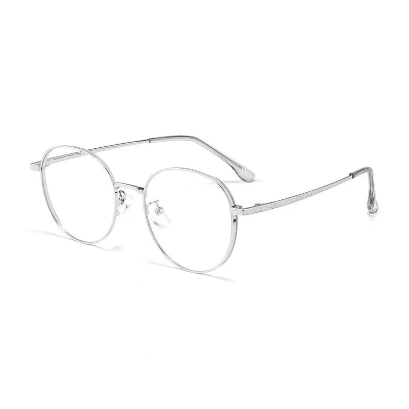 KatKani Women's Full Rim Round Alloy Frame Eyeglasses10443t