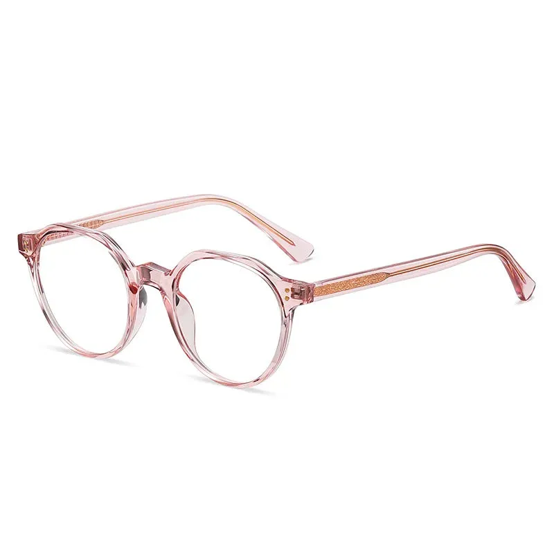 Kocolior Unisex Full Rim Flat Top Oval Acetate Hyperopic Reading Glasses 2084