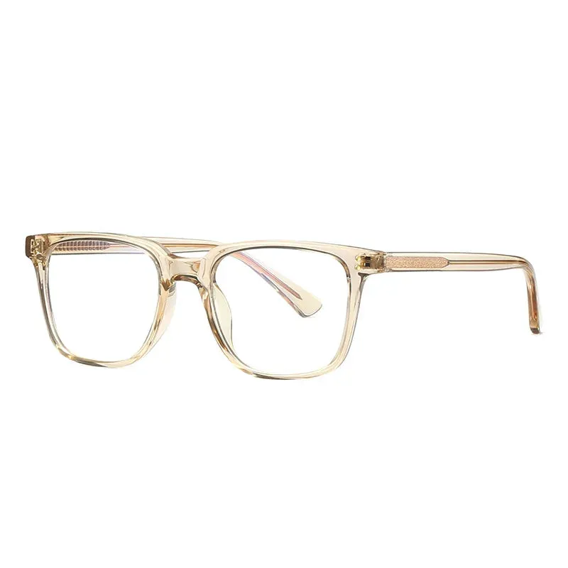 Kocolior Unisex Full Rim Square Acetate Alloy Hyperopic Reading Glasses 2021b