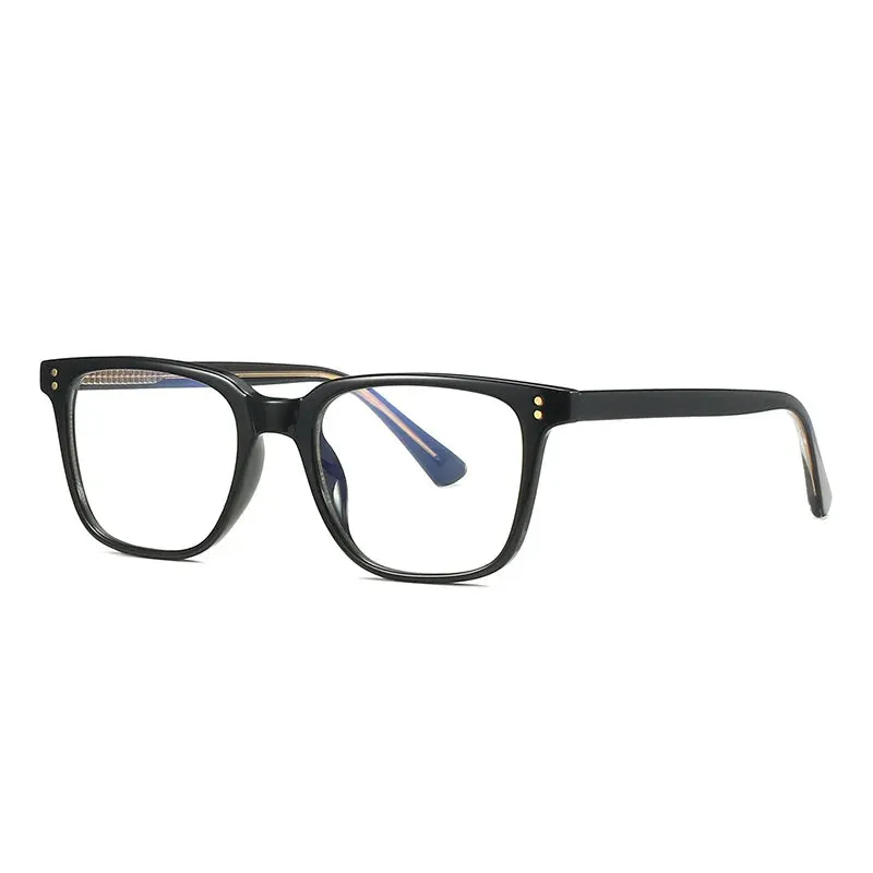 Kocolior Unisex Full Rim Square Acetate Alloy Hyperopic Reading Glasses 2021b