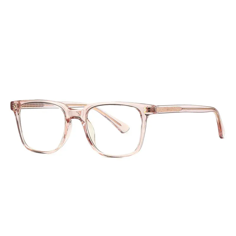 Kocolior Unisex Full Rim Square Acetate Alloy Hyperopic Reading Glasses 2021b