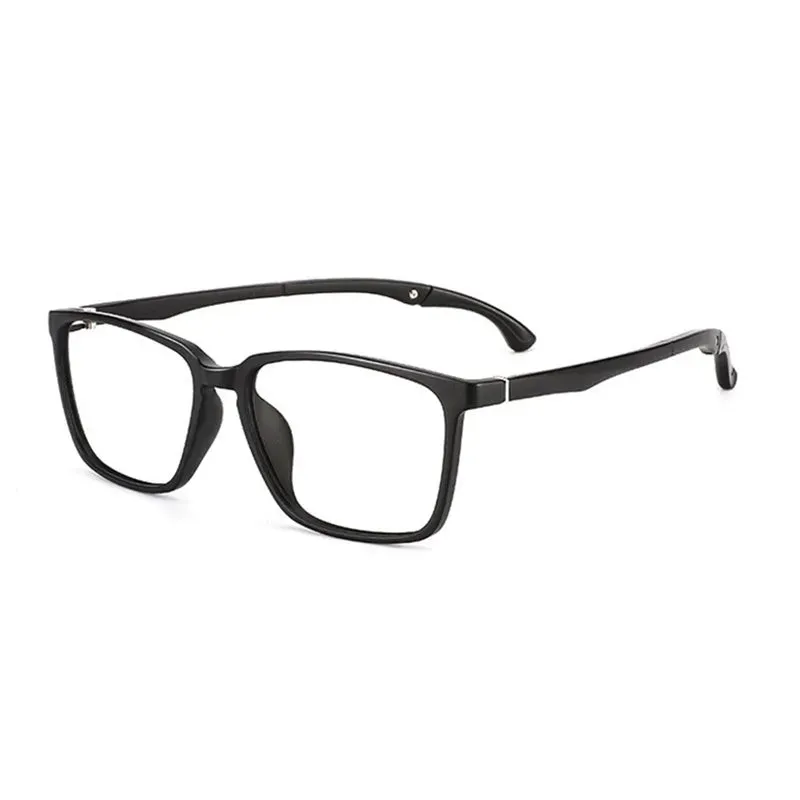 Kocolior Unisex Full Rim Tr 90 Alloy Square Hyperopic Reading Glasses 6010