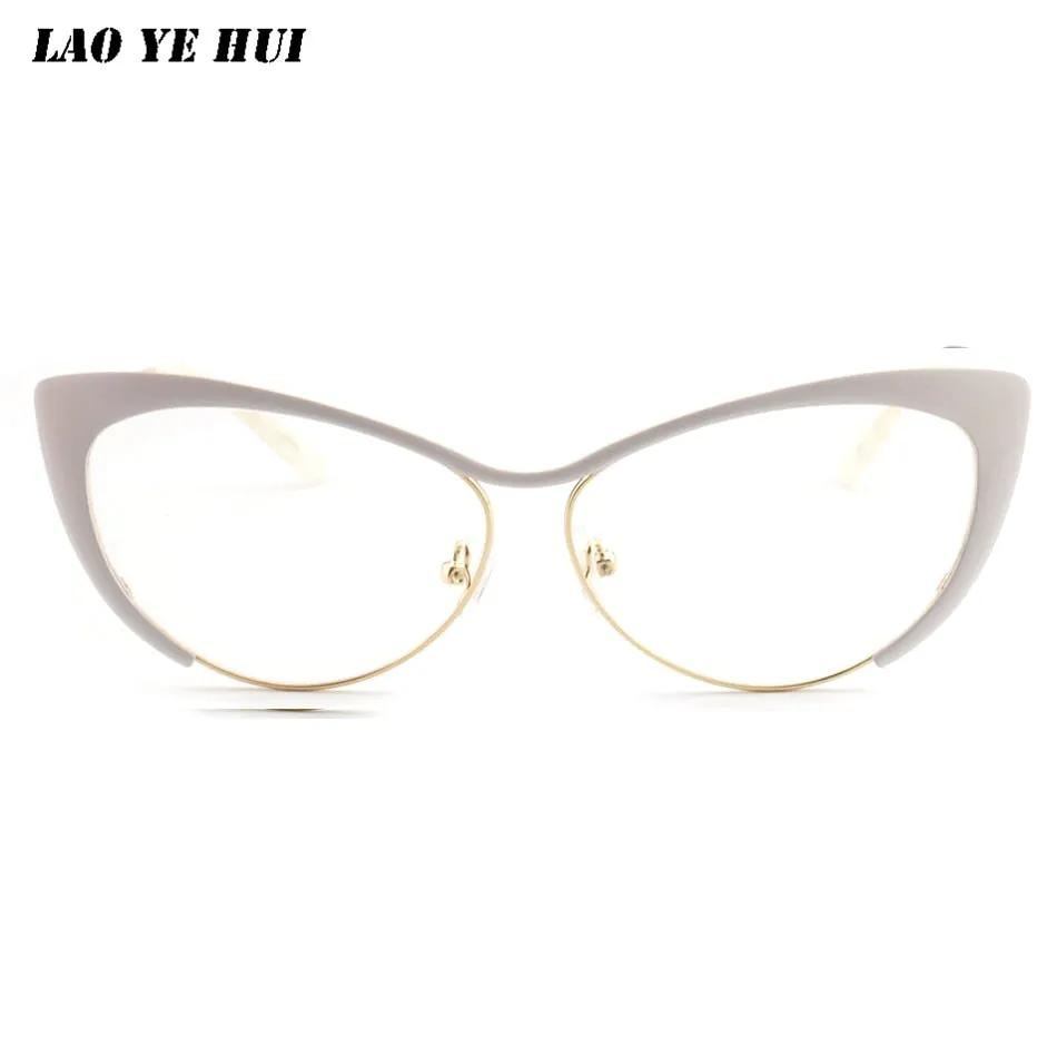 Laoyehui Women's Eyeglasses Cat Eye Reading Glasses 8077