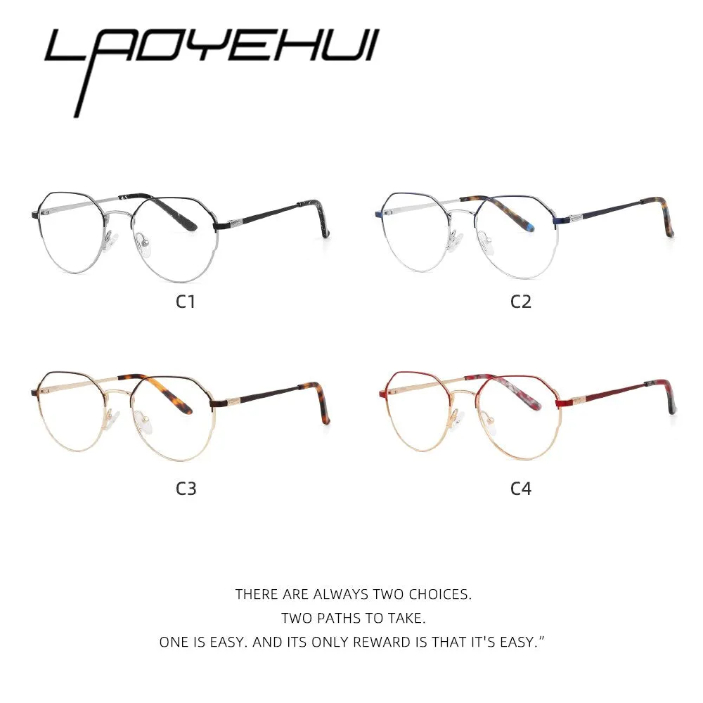 Laoyehui Women's Full Rim Oval Alloy Presbyopic Reading Glasses Glr8236