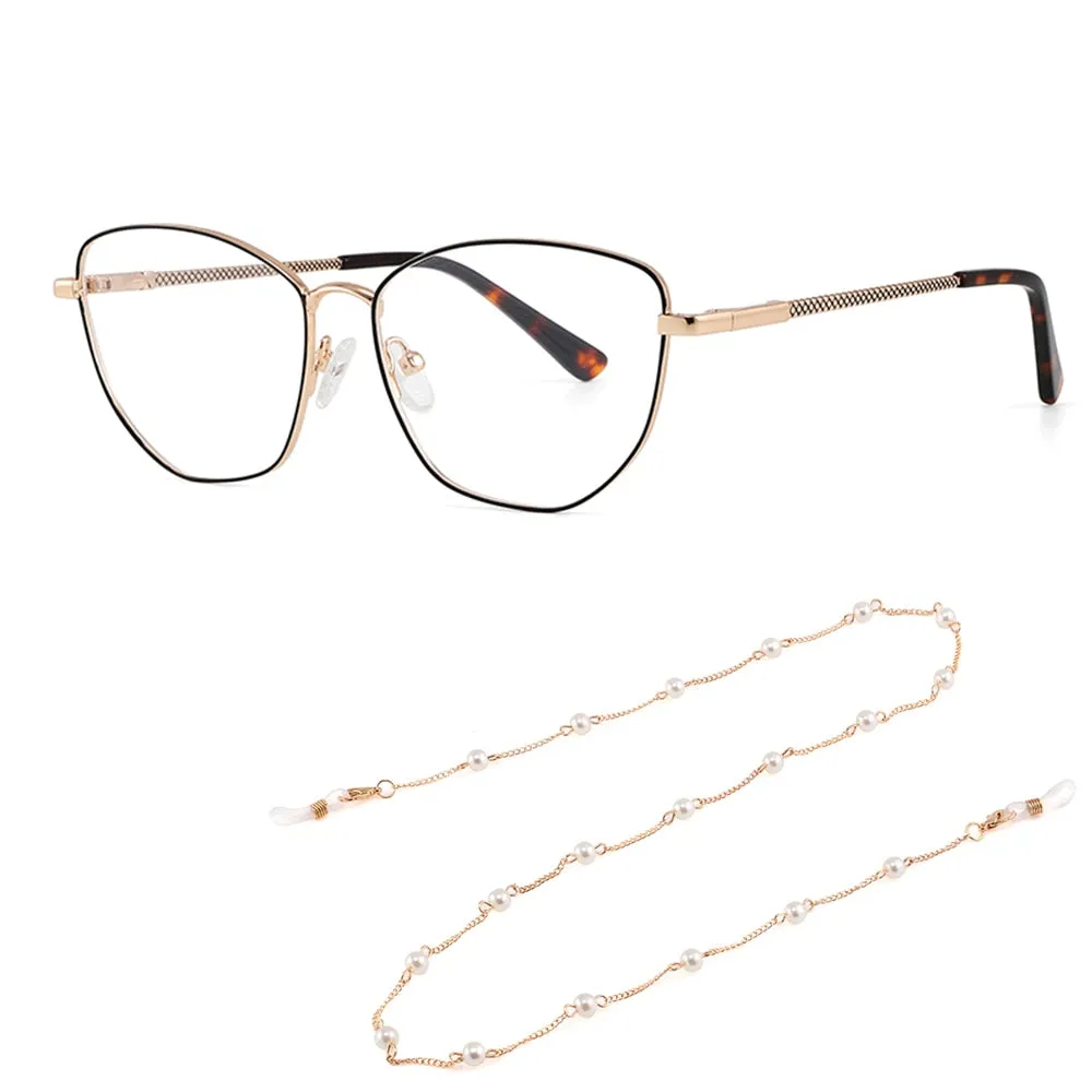 Laoyehui Women's Full Rim Square Alloy Presbyopic Reading Glasses Glr8883