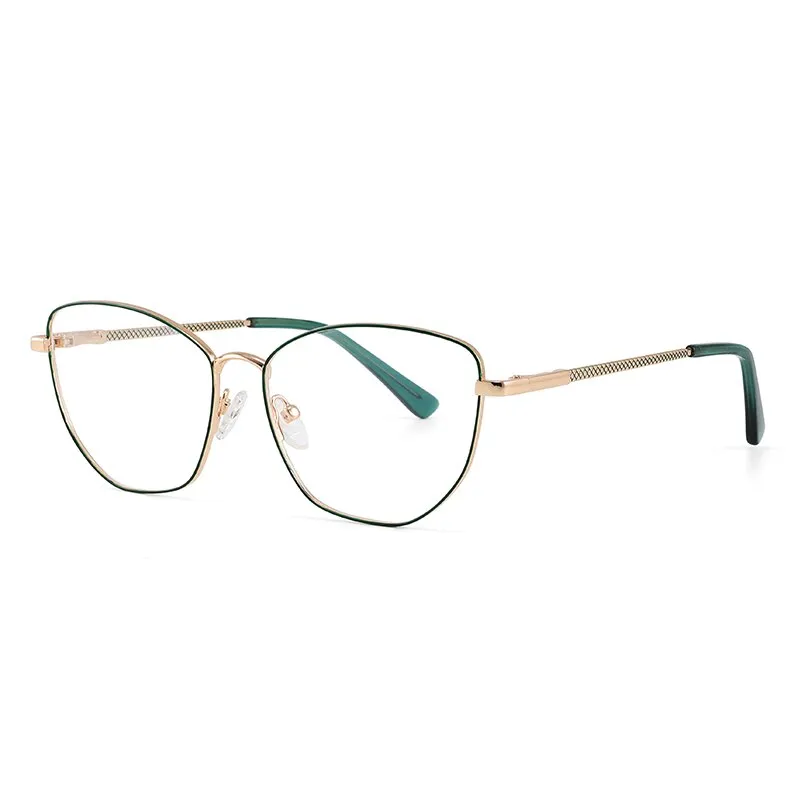 Laoyehui Women's Full Rim Square Alloy Presbyopic Reading Glasses Glr8883