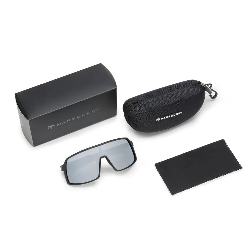 Marsquest Model S Sunglasses - Carbon Black & Grey