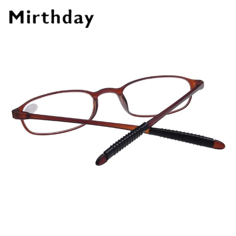 Mirthday Unisex Full Rim Square Tr 90 Titanium Reading Glasses Ff30