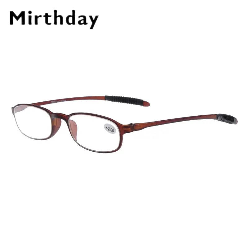 Mirthday Unisex Full Rim Square Tr 90 Titanium Reading Glasses Ff30