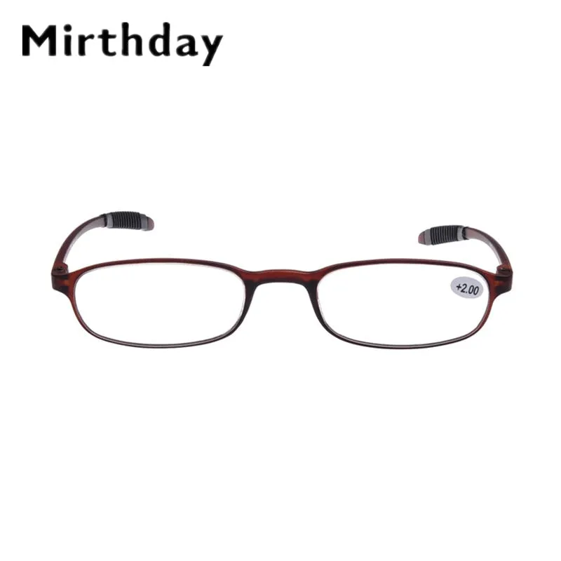 Mirthday Unisex Full Rim Square Tr 90 Titanium Reading Glasses Ff30