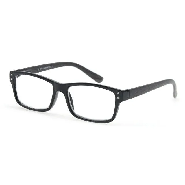 Modfans Unisex Full Rim Rectangular Polycarbonate Reading Glasses R013