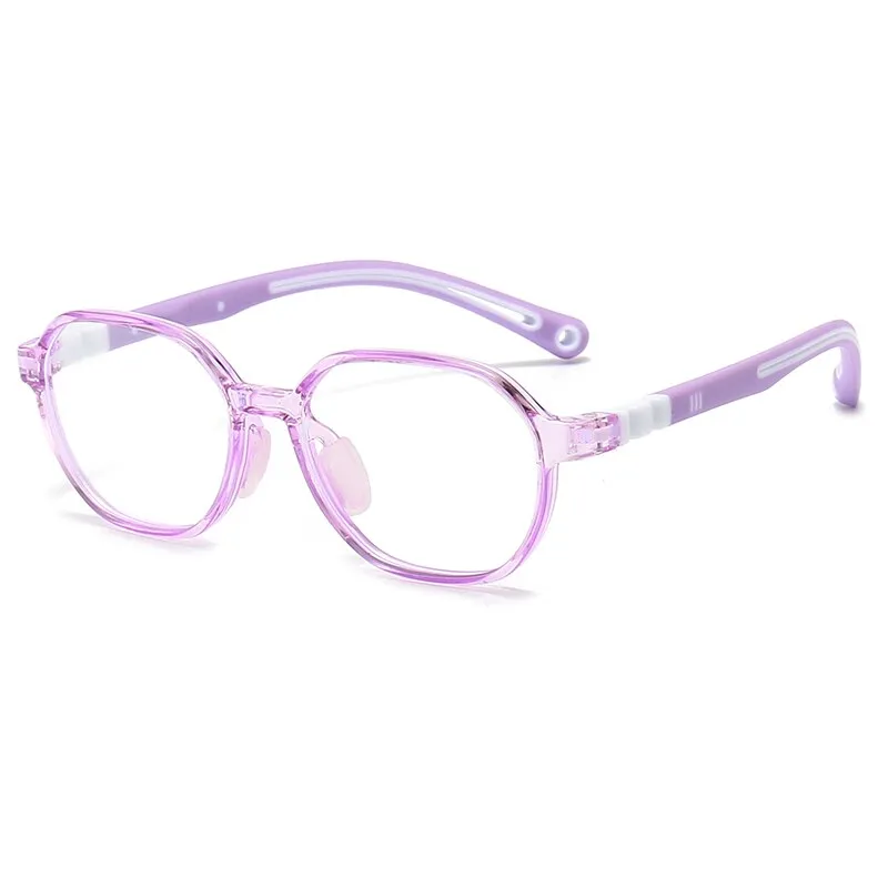 Oveliness Unisex Children's Full Rim Round Tr 90 Titanium Eyeglasses Trd103