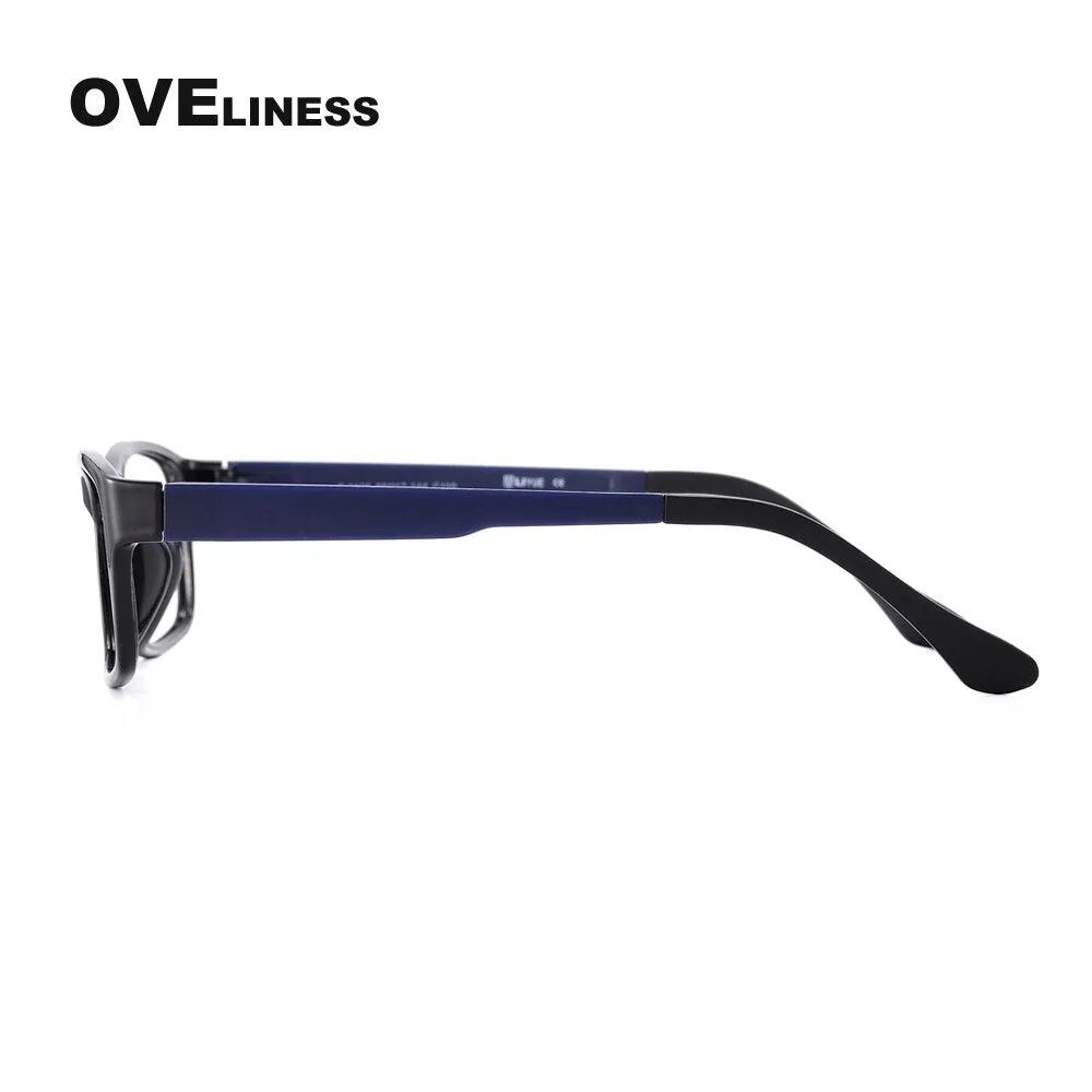 Oveliness Unisex Full Rim Square Tr 90 Titanium Eyeglasses 2126