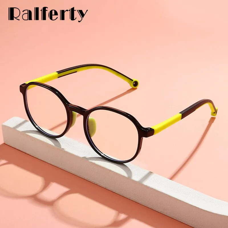 Ralferty Children's Eyeglasses Anti Blue Light Anti-glare TR90 Mf8305