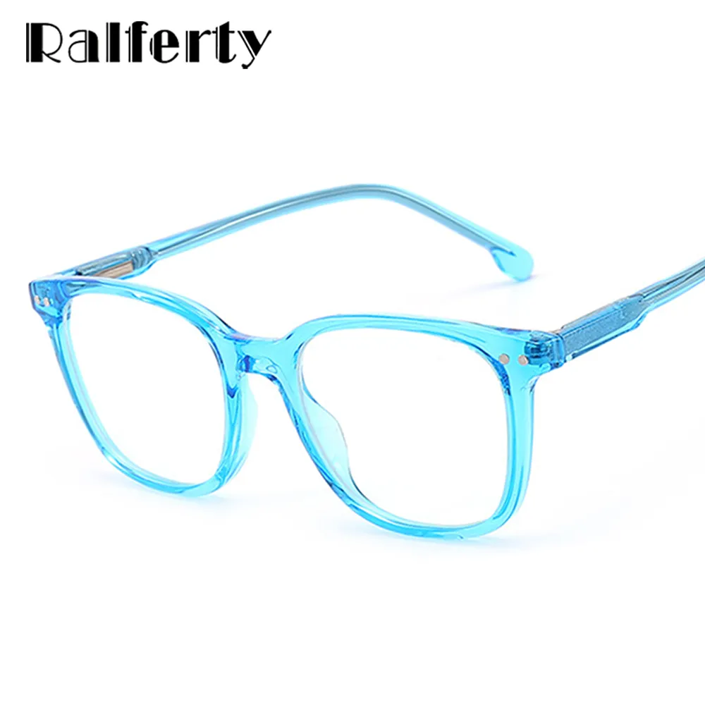 Ralferty Children's Unisex Full Rim Square Tr 90 Acetate Eyeglasses M3568