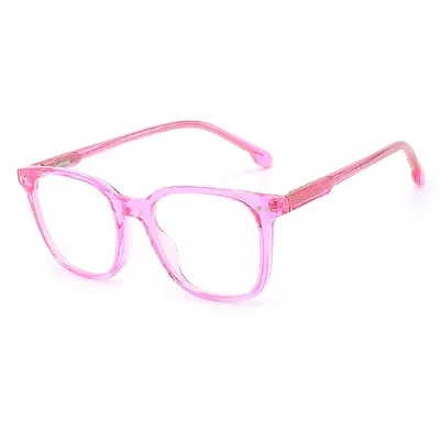 Ralferty Children's Unisex Full Rim Square Tr 90 Acetate Eyeglasses M3568