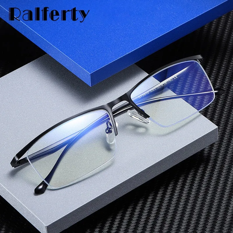 Ralferty Men's Eyeglasses Anti Blue Light Anti-Glare D5910