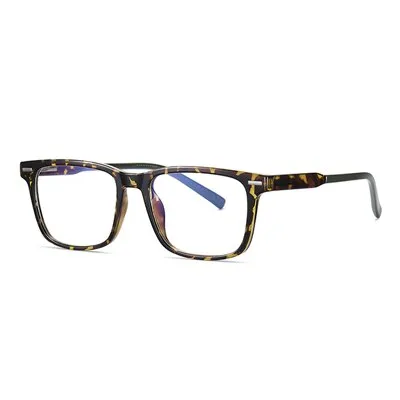 Ralferty Men's Eyeglasses TR90 Square Anti Blue Light D2323-1