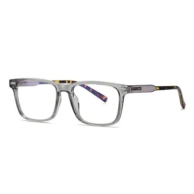 Ralferty Men's Eyeglasses TR90 Square Anti Blue Light D2323-1