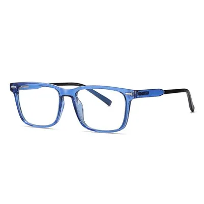 Ralferty Men's Eyeglasses TR90 Square Anti Blue Light D2323-1