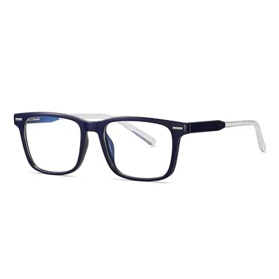 Ralferty Men's Eyeglasses TR90 Square Anti Blue Light D2323-1