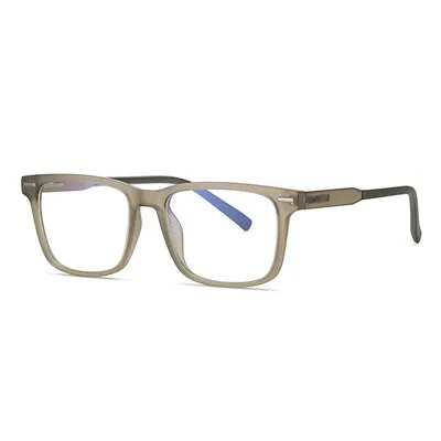 Ralferty Men's Eyeglasses TR90 Square Anti Blue Light D2323-1