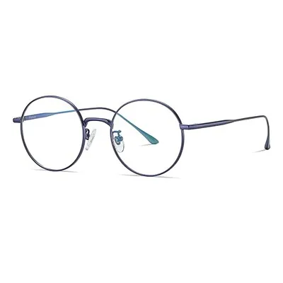 Ralferty Unisex Full Rim Oversized Round Titanium Eyeglasses