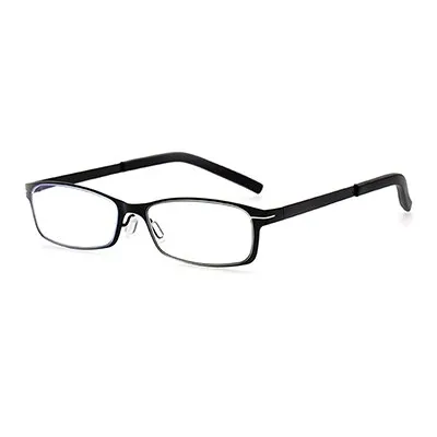 Ralferty Unisex Full Rim Rectangle Alloy Hyperopic Reading Glasses D1331