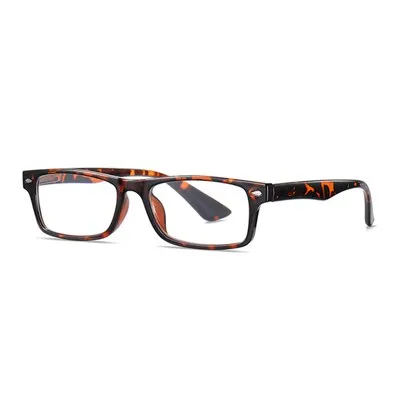 Ralferty Unisex Small Rectangle Reading Glasses Acetate D6101