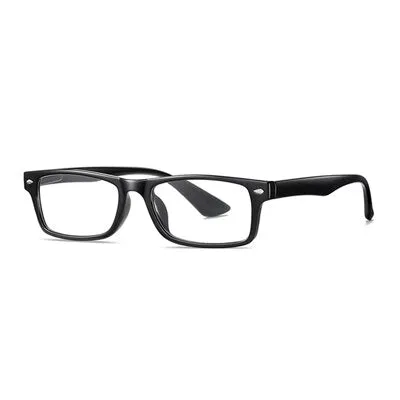 Ralferty Unisex Small Rectangle Reading Glasses Acetate D6101