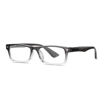 Ralferty Unisex Small Rectangle Reading Glasses Acetate D6101