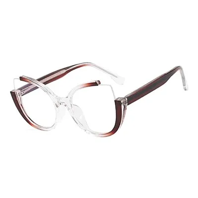 Ralferty Women' Full Rim Square Cat Eye Tr 90 Acetate Eyeglasses F82024