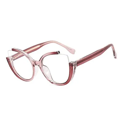 Ralferty Women' Full Rim Square Cat Eye Tr 90 Acetate Eyeglasses F82024