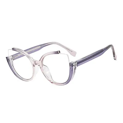 Ralferty Women' Full Rim Square Cat Eye Tr 90 Acetate Eyeglasses F82024