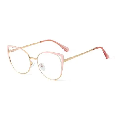 Ralferty Women's Eyeglasses Cat Eye Anti Blue Light F95728