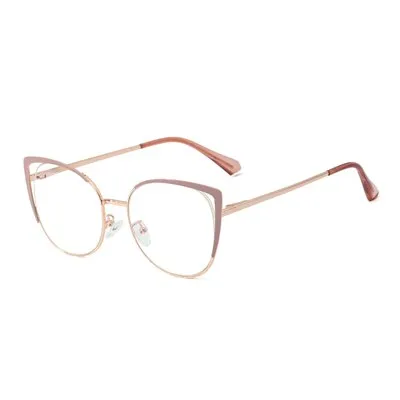 Ralferty Women's Eyeglasses Cat Eye Anti Blue Light F95728