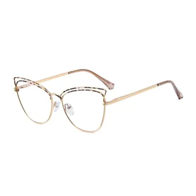 Ralferty Women's Eyeglasses Cat Eye Anti Blue Light