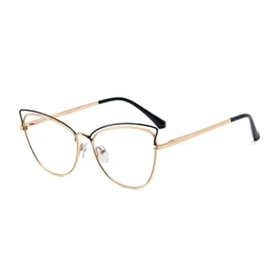 Ralferty Women's Eyeglasses Cat Eye Anti Blue Light