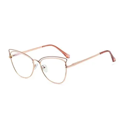 Ralferty Women's Eyeglasses Cat Eye Anti Blue Light