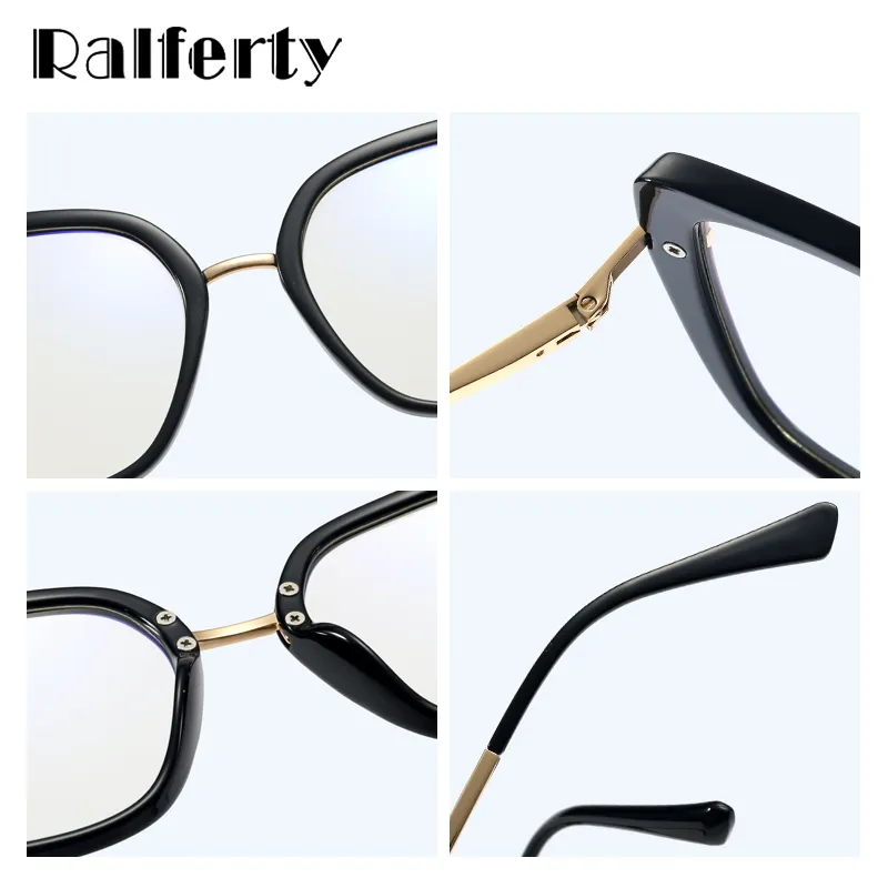 Ralferty Women's Eyeglasses TR90 Anti Blue Light F95280