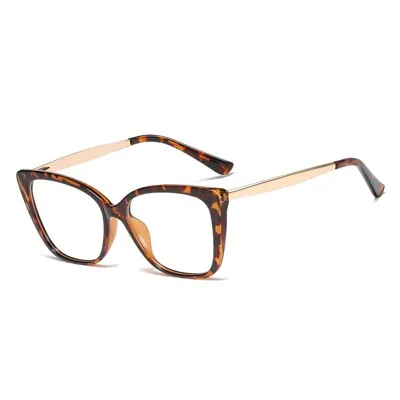 Ralferty Women's Eyeglasses TR90 Cat Eye Anti Blue Light F92313-1